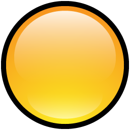 Button Blank Yellow Icon 256x256 png
